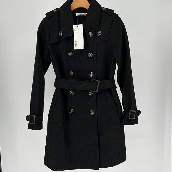 WISEME Jackets & Blazers - WISEME‎ BLACK LACE COAT